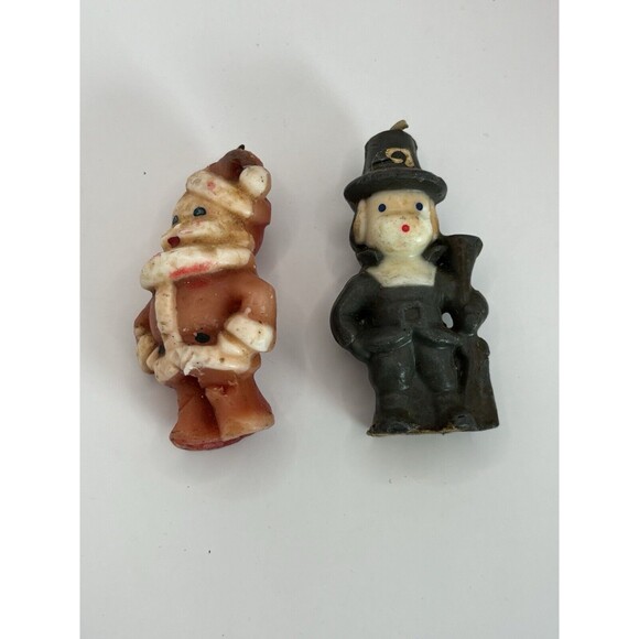 Gurley Candles Santa And Pilgrim - Picture 1 of 5